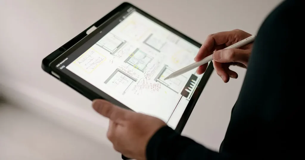groepper architekten beitragsbild planung ipad