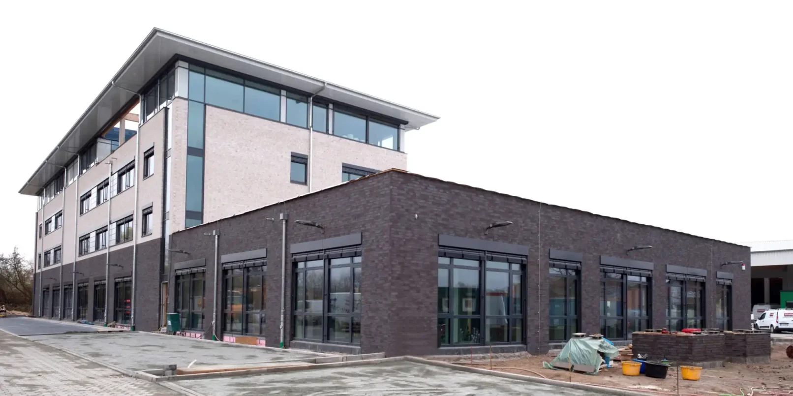 groepper architekten referenz gewerbebau 03 richter baustoffhandel zentralverwaltung aussen