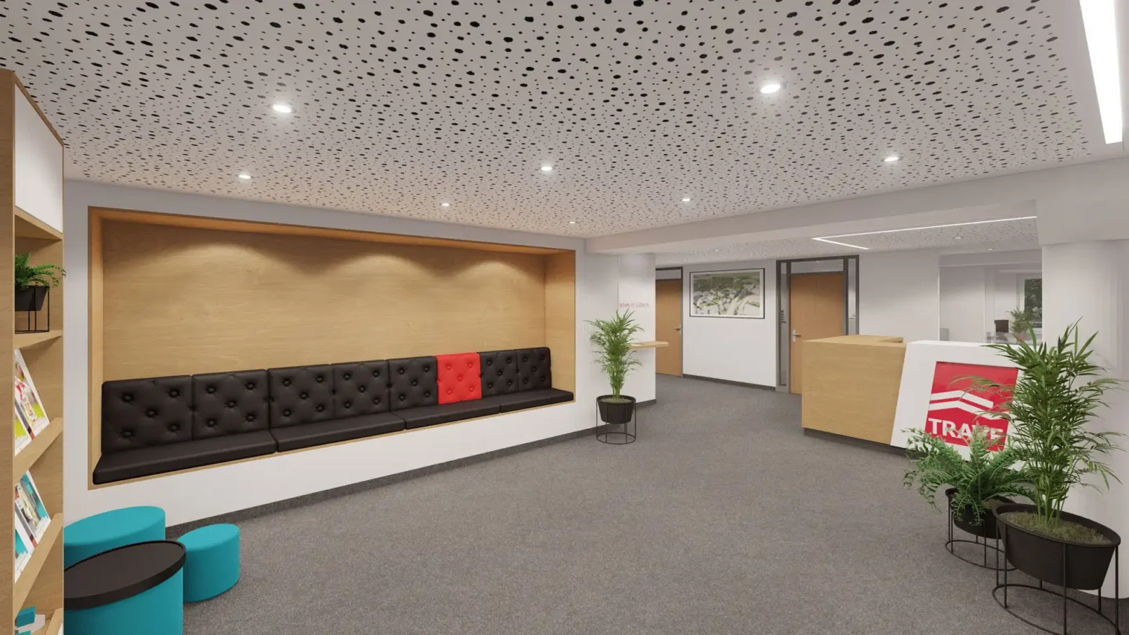 groepper architekten referenz gewerbebau 03 trave falkenstrasse empfang visualisierung wartebereich