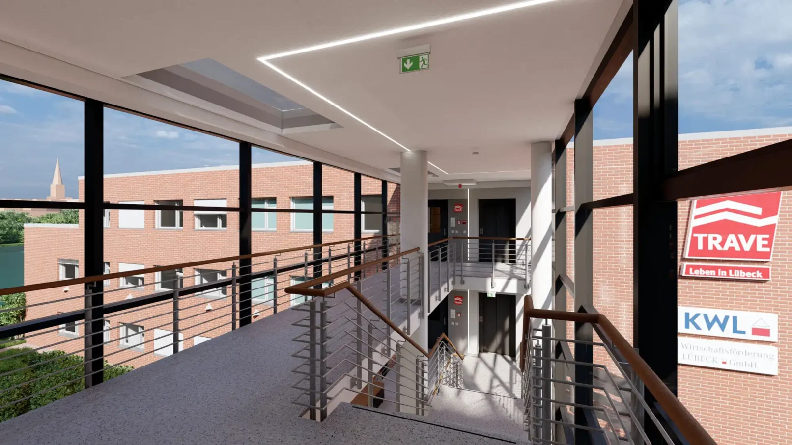 groepper architekten referenz gewerbebau 08 trave falkenstrasse treppenhaus visualisierung