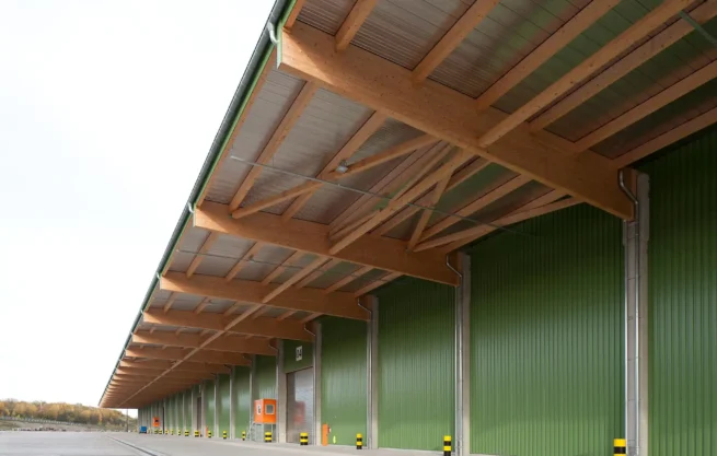 groepper architekten referenz industriebau 01 lpa forstprodukteterminal skandinavienkai kragdach