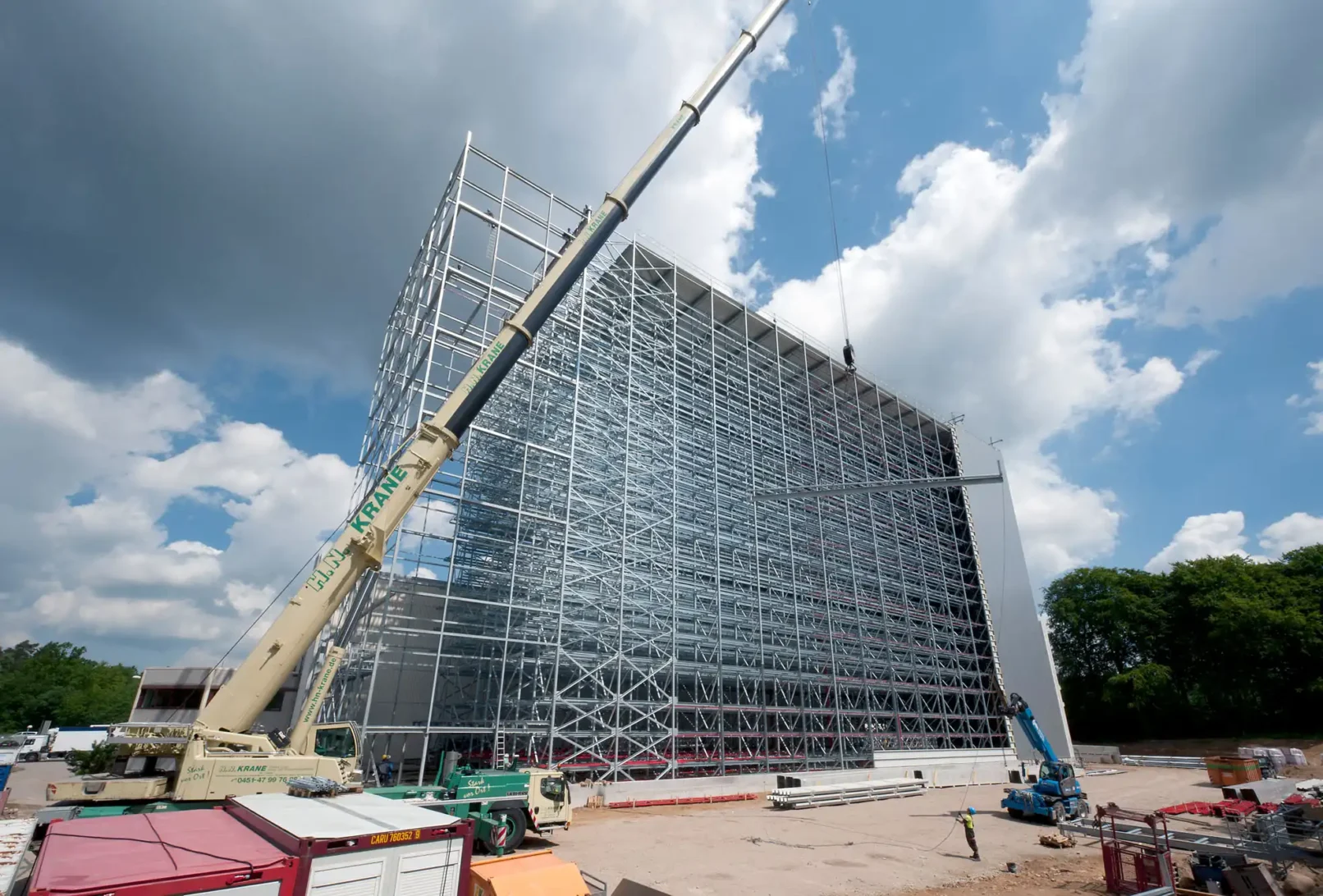 groepper architekten referenz industriebau 02 pelz hochregallager stahlbau