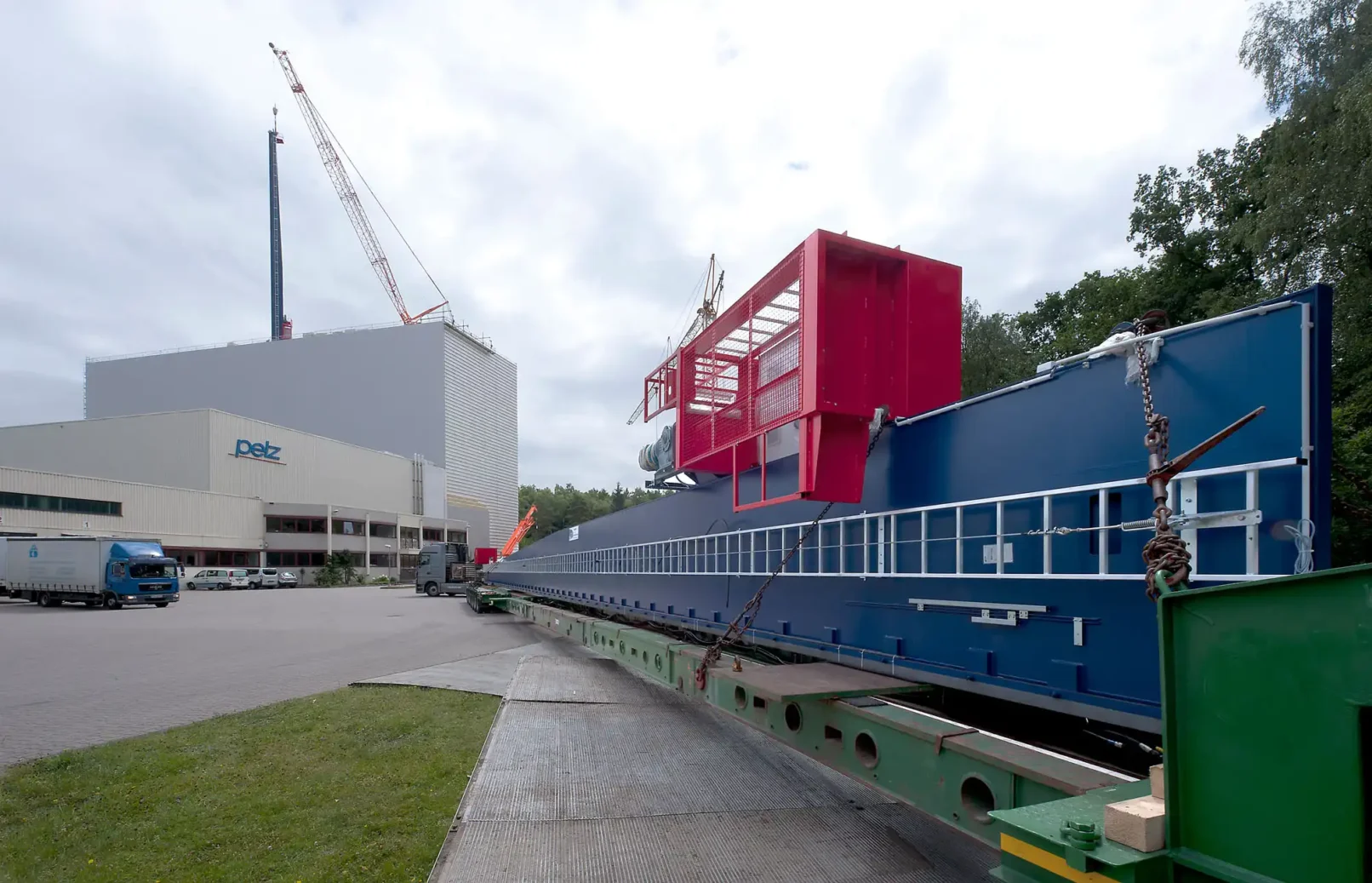 groepper architekten referenz industriebau 04 pelz hochregallager schwerlasttransport