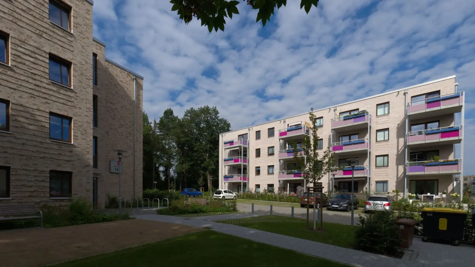 groepper architekten referenz wohnungsbau luebeck trave hertzweg stellplätze