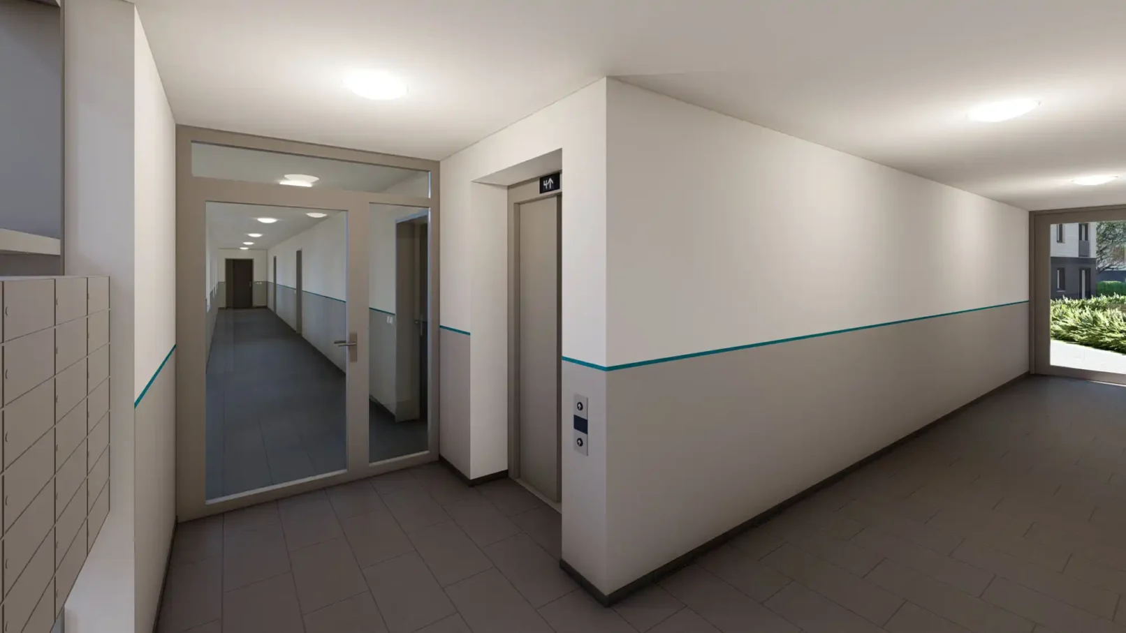 groepper architekten referenz wohnungsbau luebeck 08 trave elbingstrasse rendering visualisierung farbkonzept