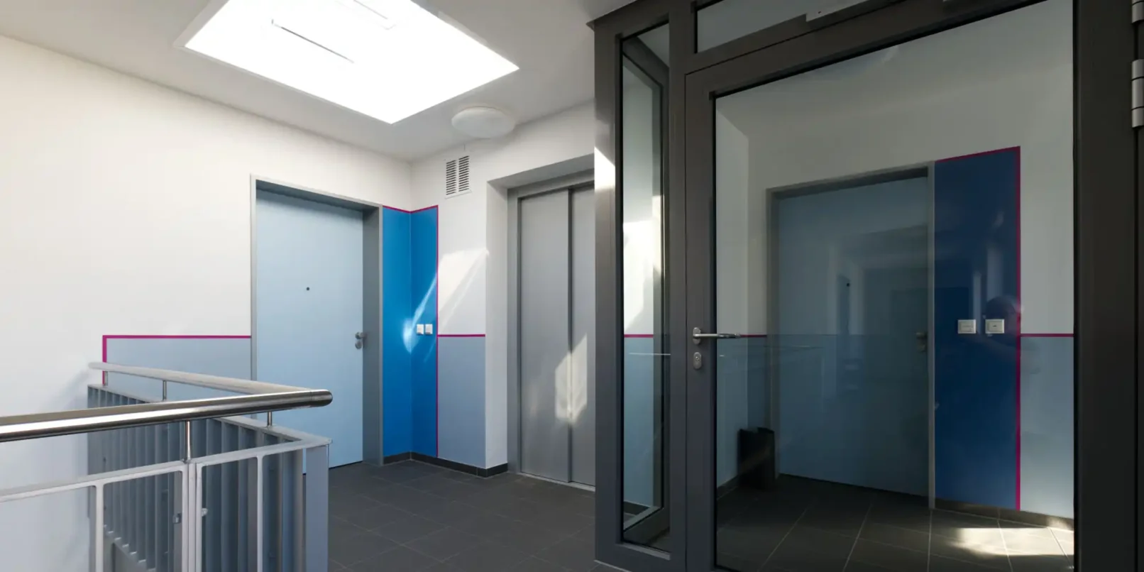 groepper architekten referenz wohnungsbau luebeck trave hertzweg brandschutztürelement treppenhaus