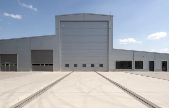 betriebshof lpa slipanlage frontalansicht