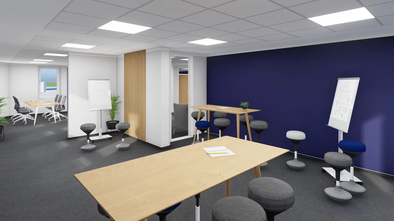 groepper architekten referenz gewerbebau ihk luebeck hauptgeschaeftstelle visualisierung besprechung