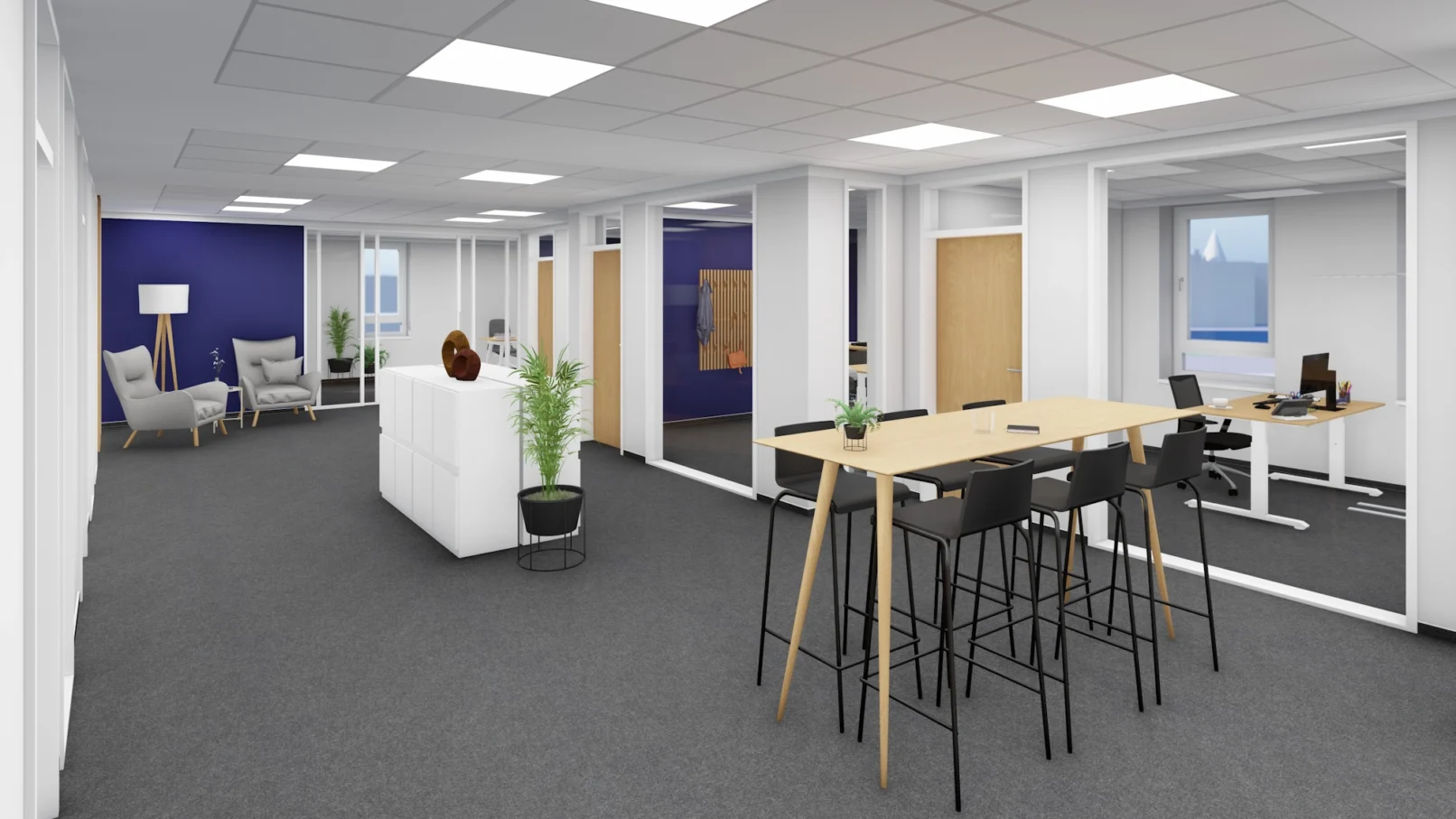 groepper architekten referenz gewerbebau ihk luebeck hauptgeschaeftstelle visualisierung buero