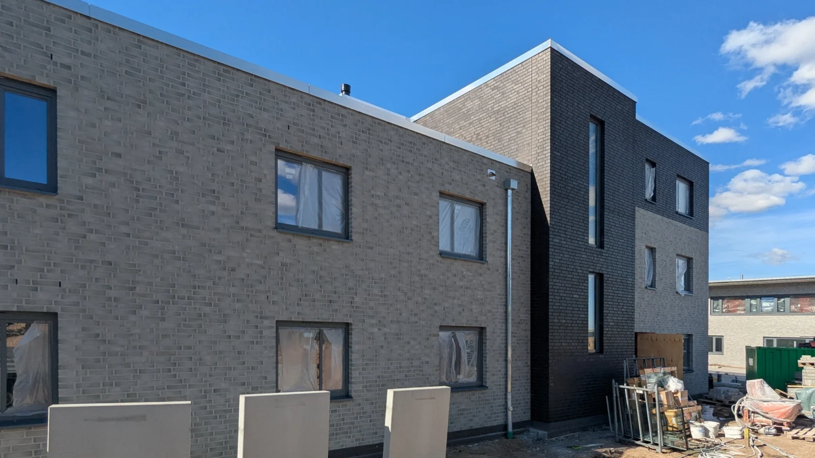 groepper architekten referenz wohnungsbau luebeck meilenstein verblendsteinfassade winkelstützwände rohbau