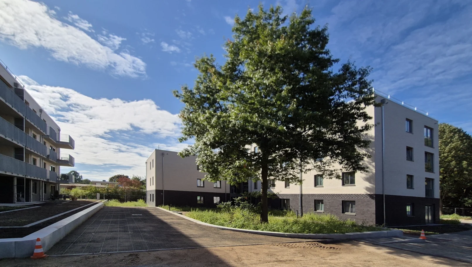 groepper architekten referenz wohnungsbau luebeck trave elbingstrasse baumerhalt innenhof